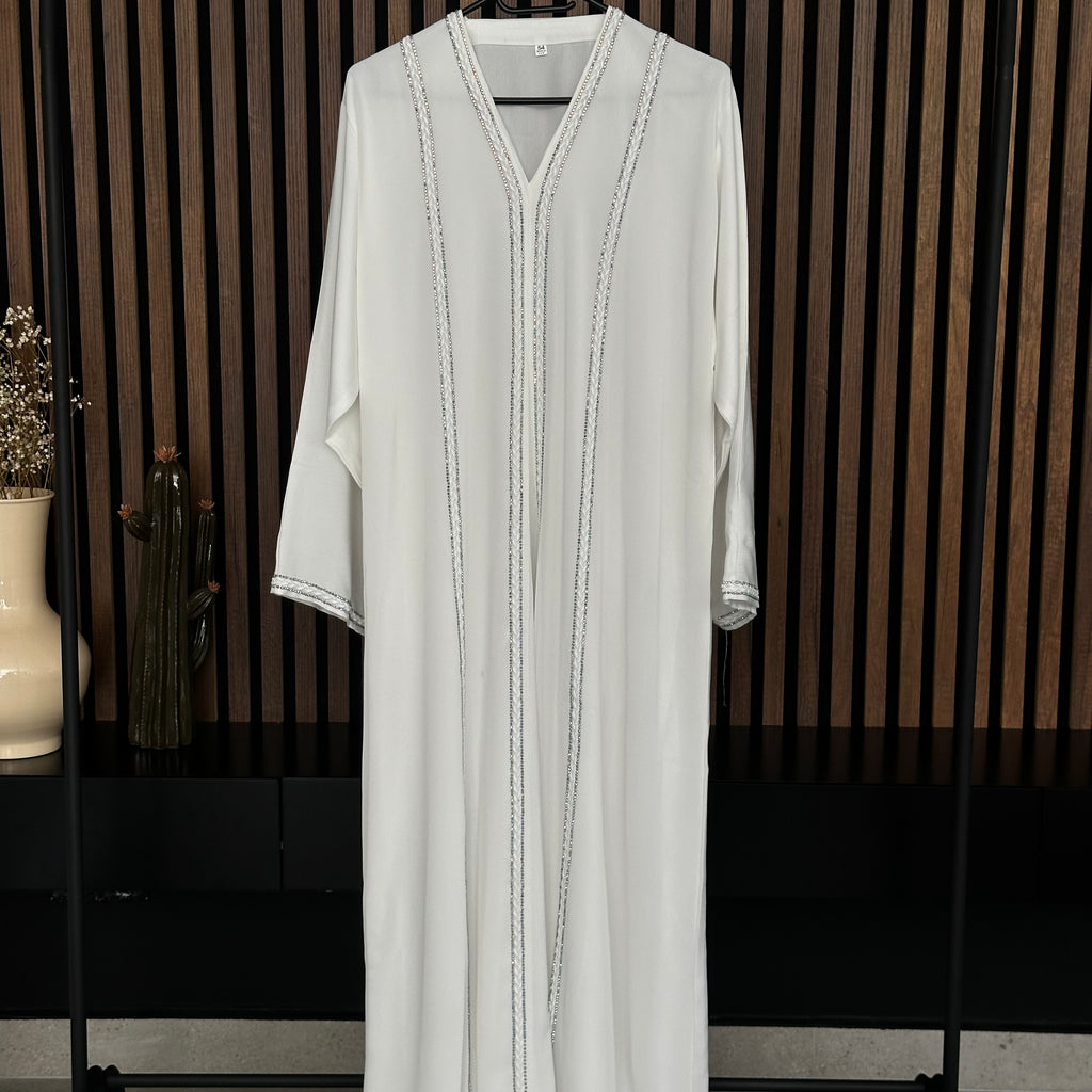 AREEJI WHITE ABAYA