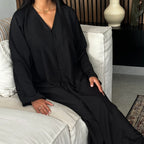 CRINKLE & PEARL ABAYA